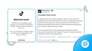 Featured image for TikTok restores its service in the United States